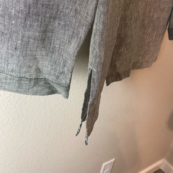 Marsh Landing Gray Button Down Shirt - Picture 5 of 11